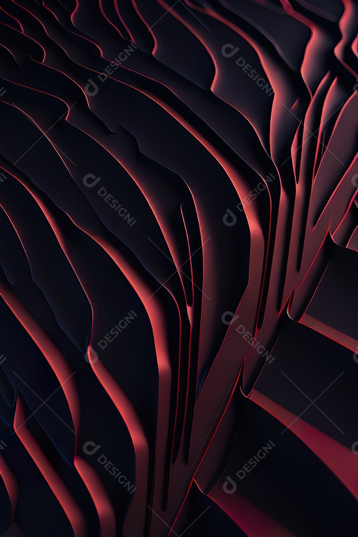 Padrão de carbono com vermelho