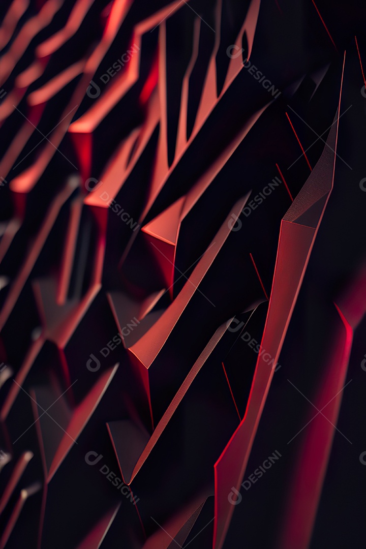 Padrão de carbono com vermelho