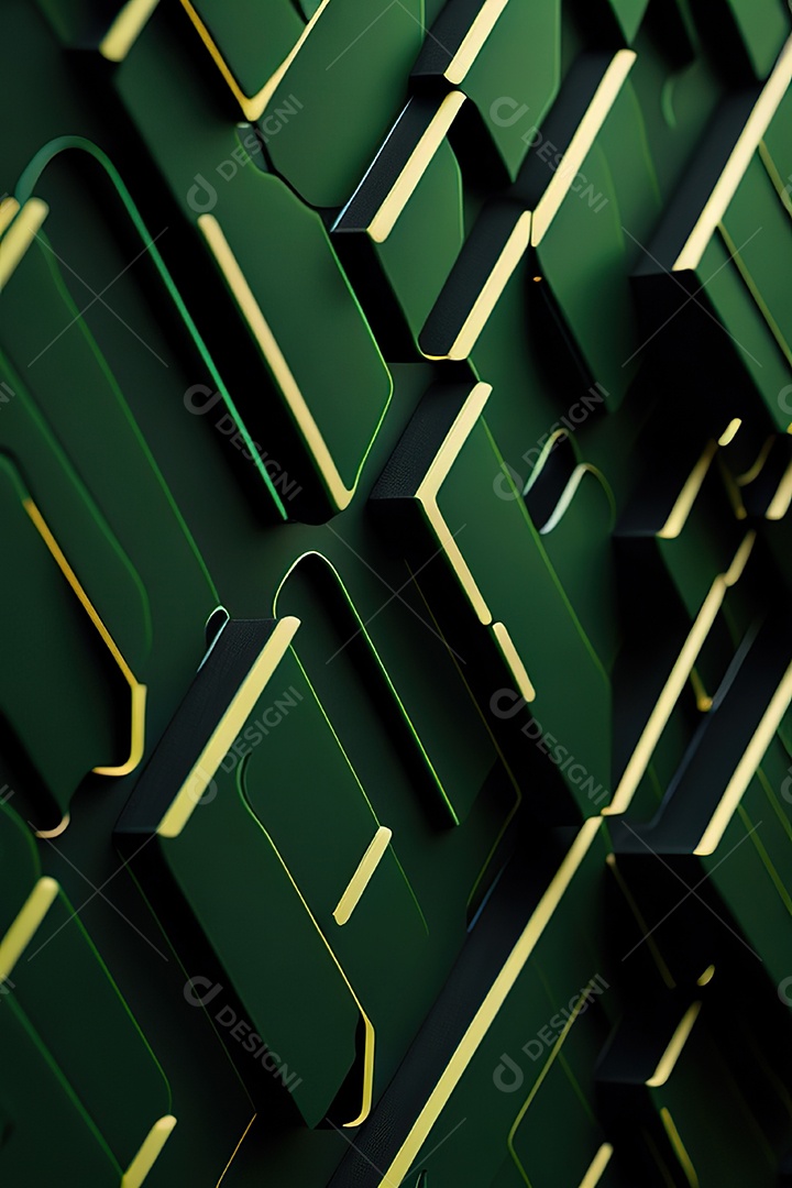 Padrão verde carbono