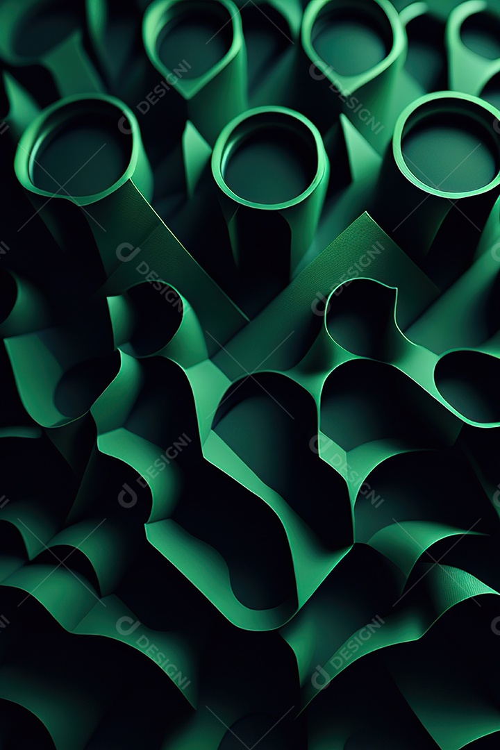 Padrão verde carbono