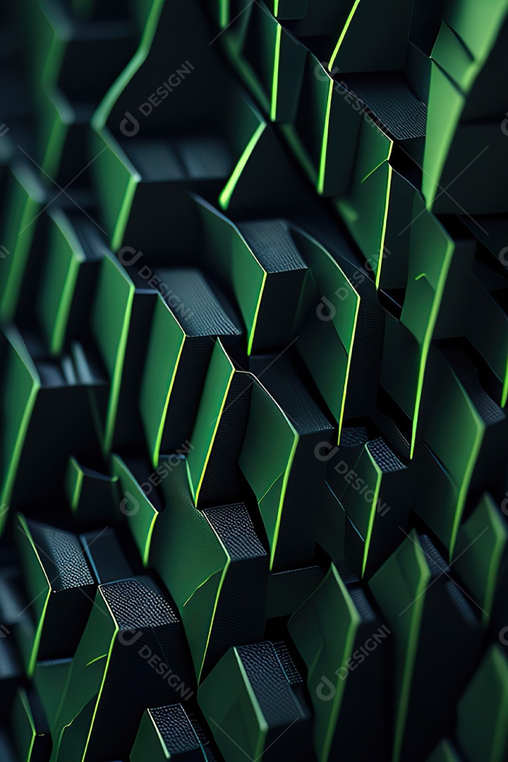 Padrão verde carbono