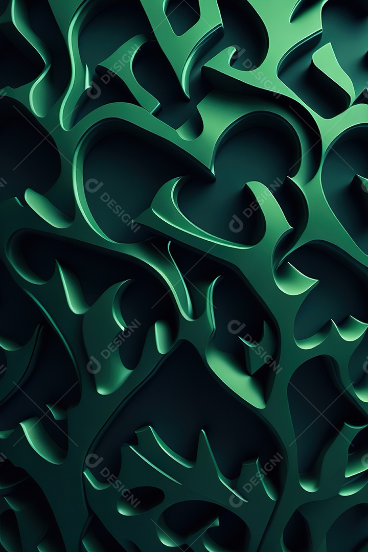 Padrão verde carbono