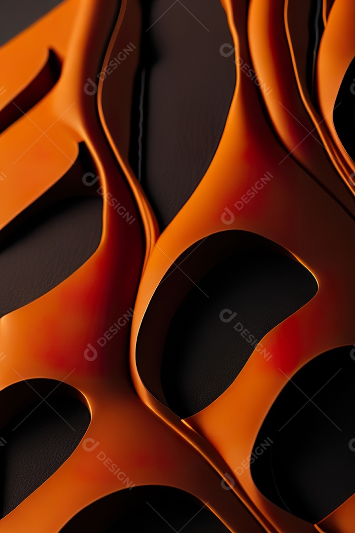 Padrão laranja carbono