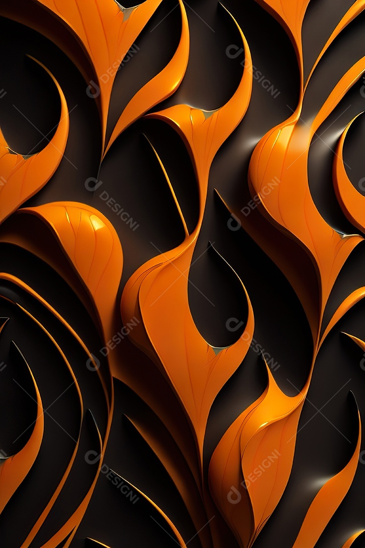 Padrão laranja carbono