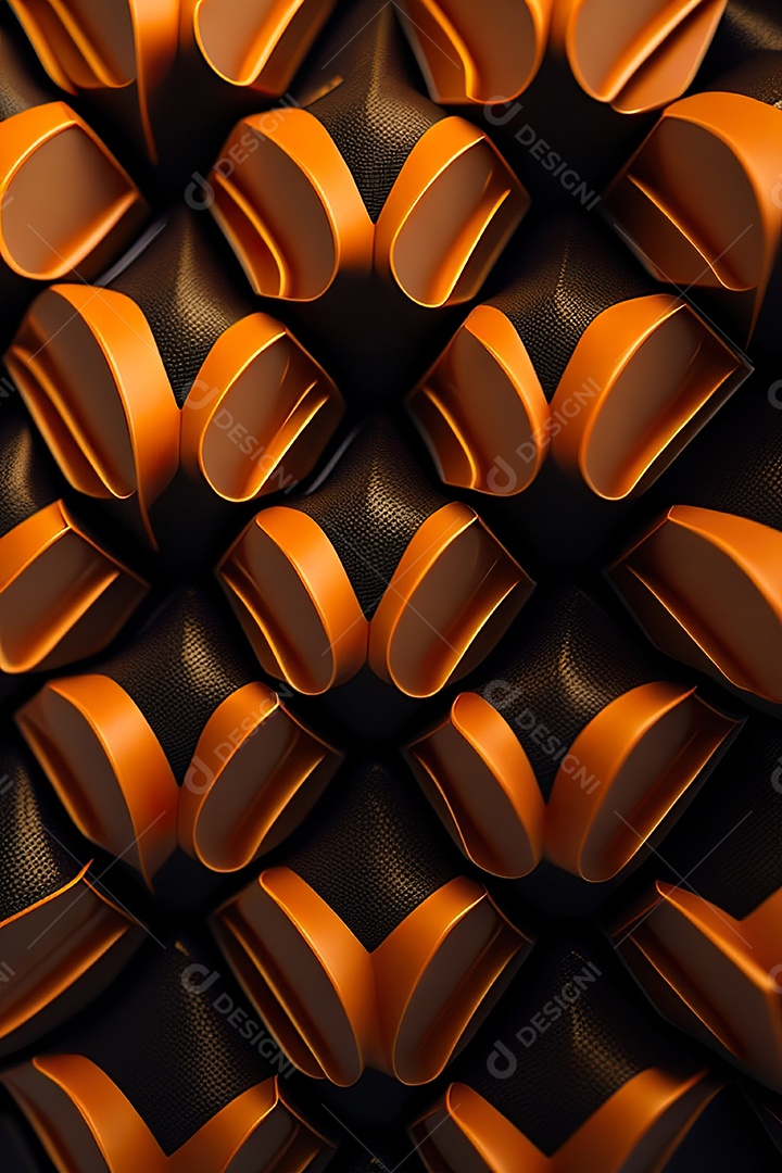 Padrão laranja carbono