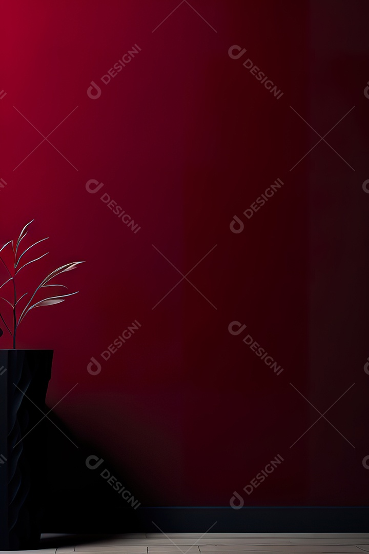 Vermelho parede fundo hiperrealismo fotorreal