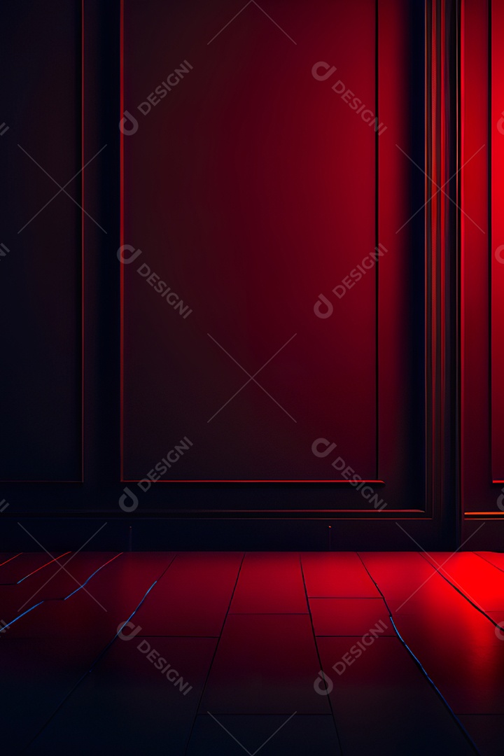 Vermelho parede fundo hiperrealismo fotorreal