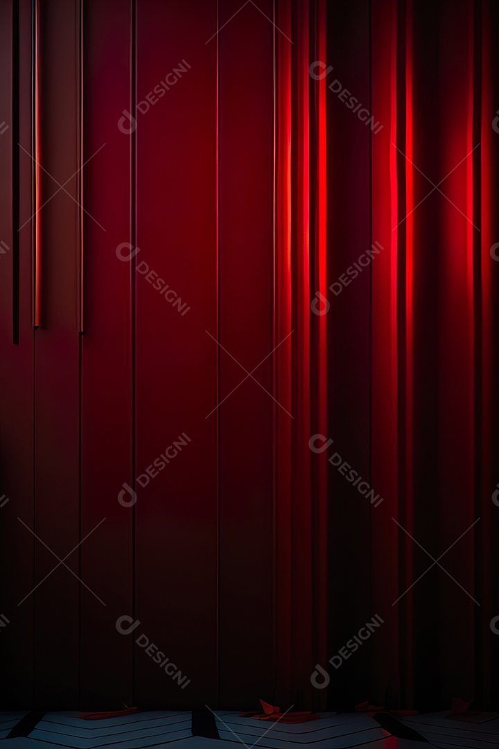 Vermelho parede fundo hiperrealismo fotorreal