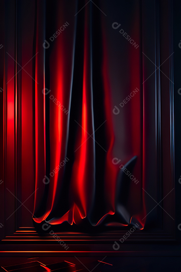 Vermelho parede fundo hiperrealismo fotorrea