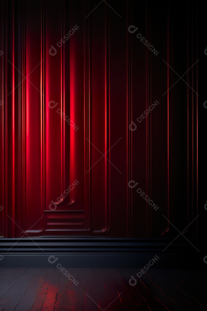 Vermelho parede fundo hiperrealismo fotorreal