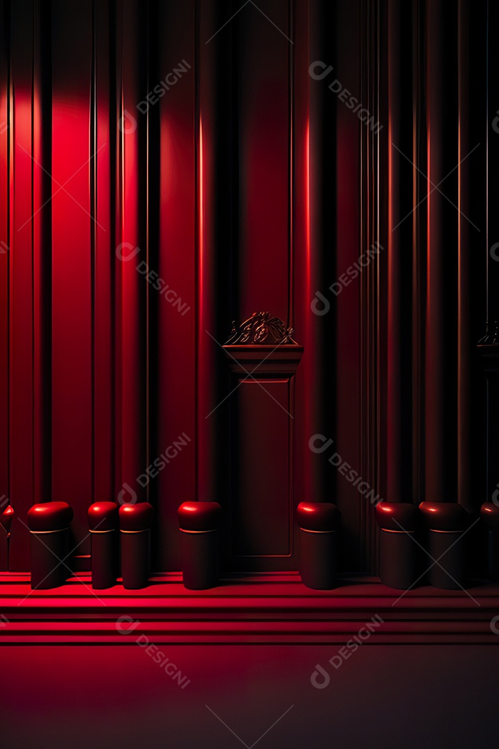 Vermelho parede fundo hiperrealismo fotorreal