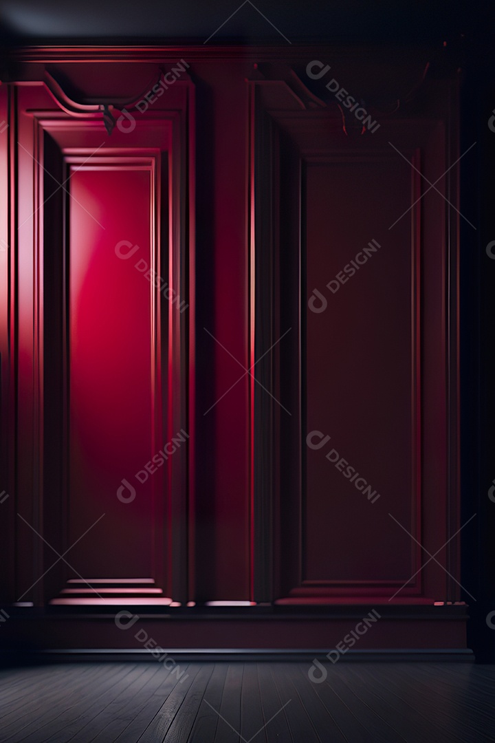 Vermelho parede fundo hiperrealismo fotorrea