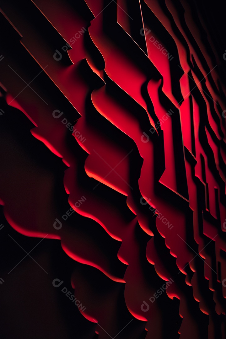 Vermelho parede fundo hiperrealismo fotorreal