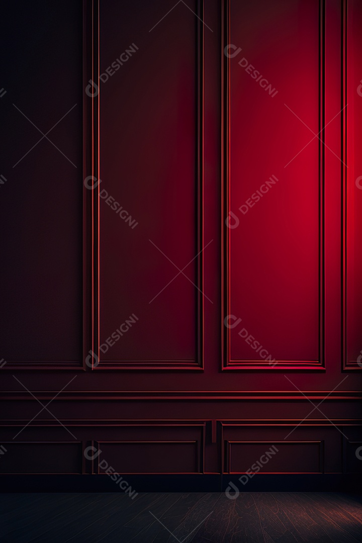 Vermelho parede fundo hiperrealismo fotorreal