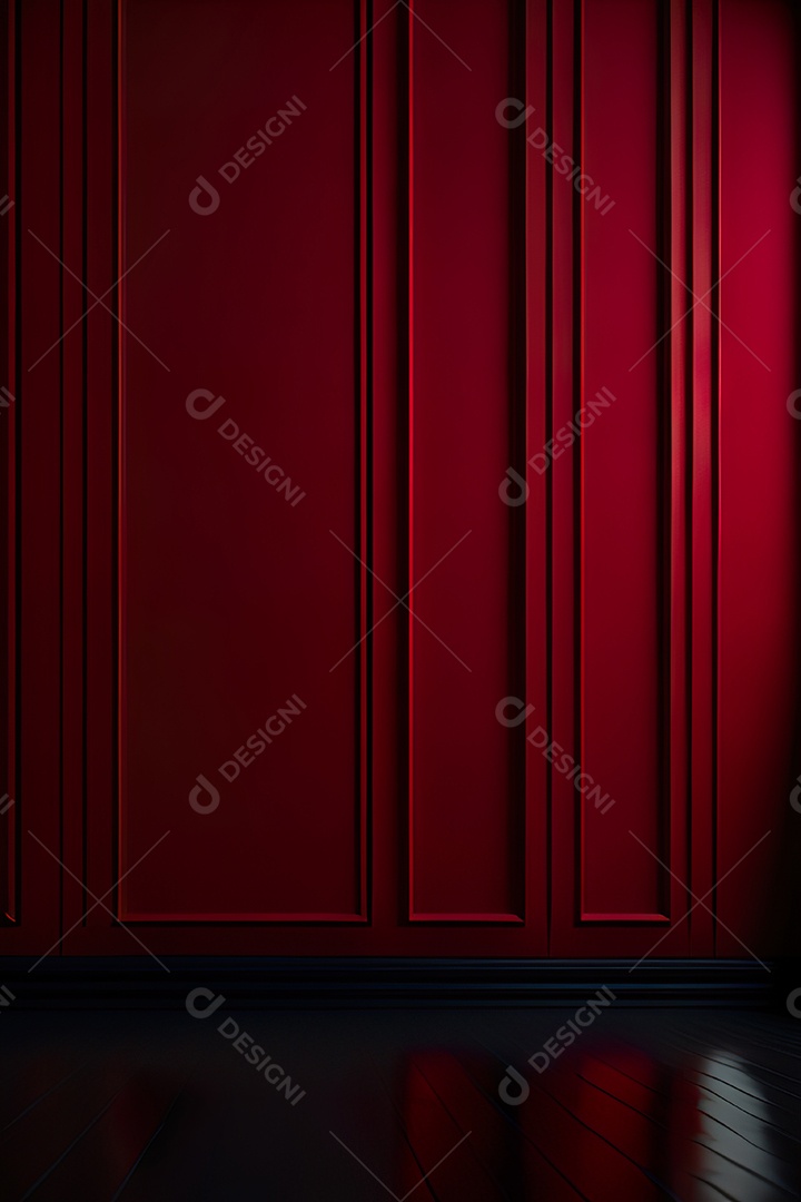 Vermelho parede fundo hiperrealismo fotorreal