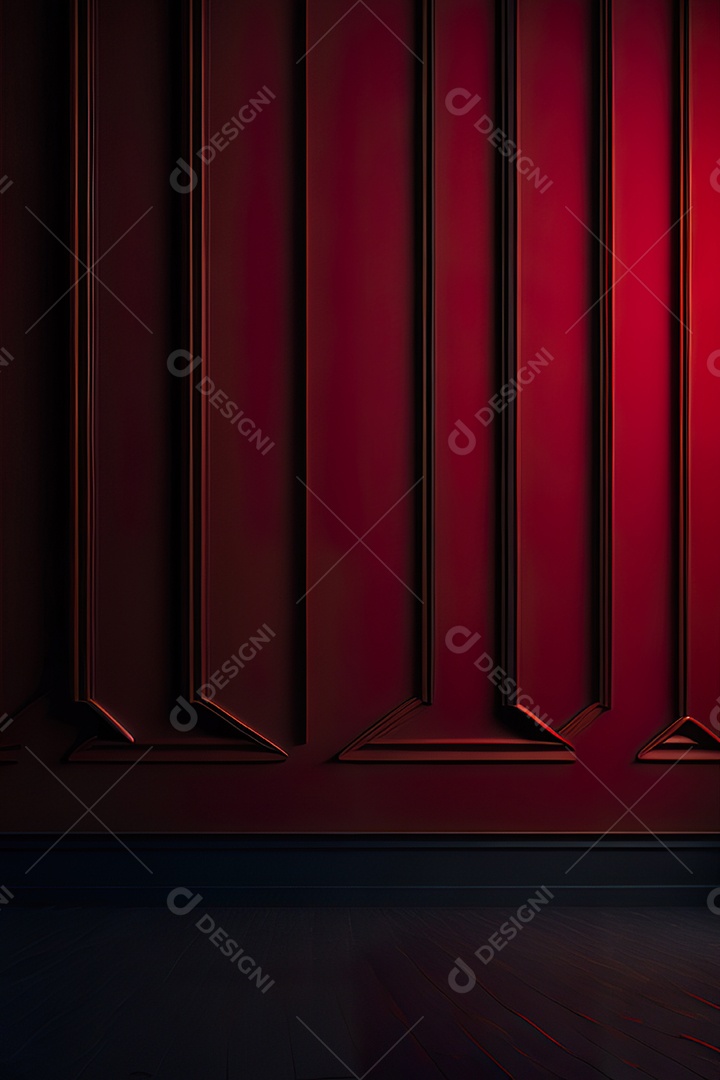 Vermelho parede fundo hiperrealismo fotorreal