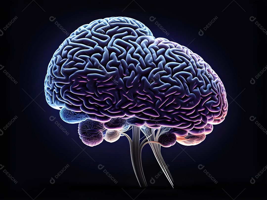 Cérebro humano na mente de ideia mental Conceito.