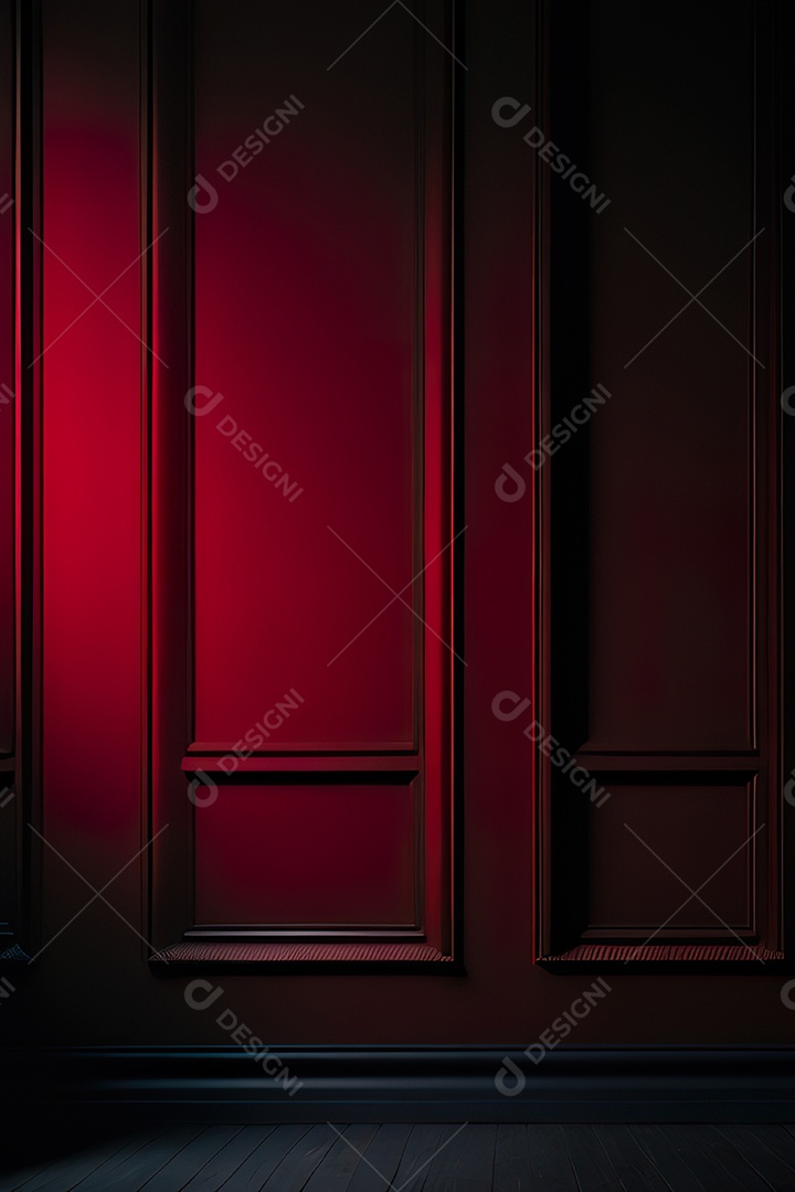 Vermelho parede fundo hiperrealismo fotorreal