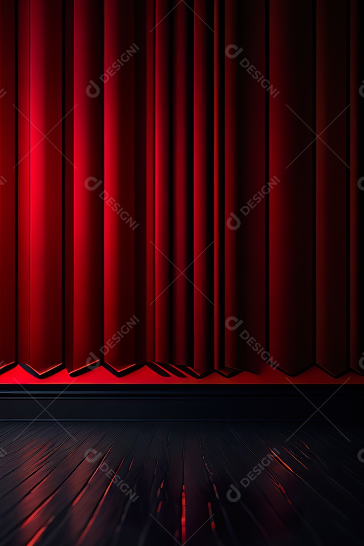 Vermelho parede fundo hiperrealismo fotorreal