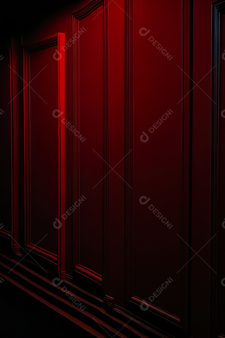 Vermelho parede fundo hiperrealismo fotorrea