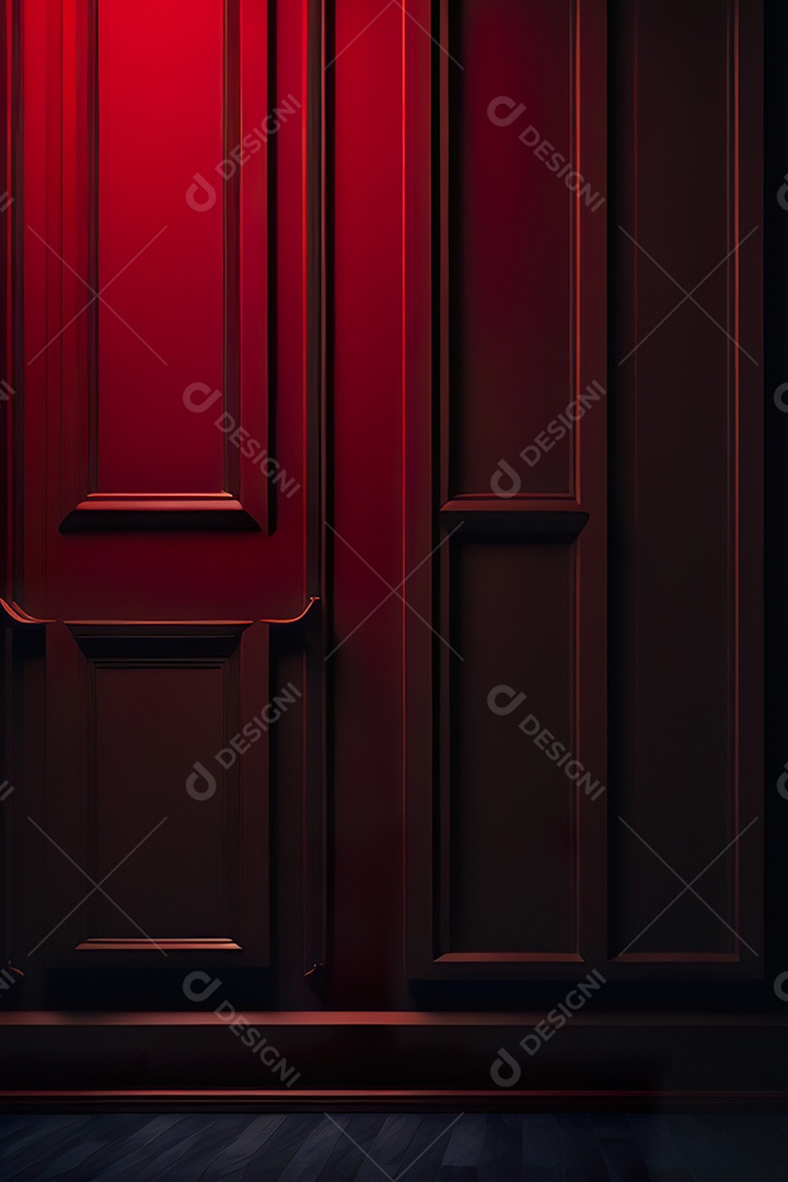 Vermelho parede fundo hiperrealismo fotorreal