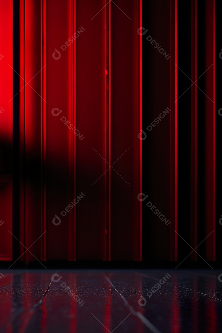 Vermelho parede fundo hiperrealismo fotorreal