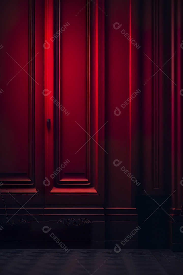 Vermelho parede fundo hiperrealismo fotorreal