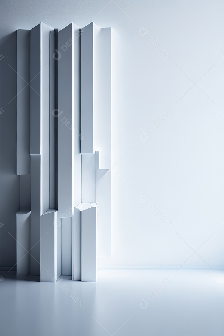 Parede branca fundo hiperrealismo foto