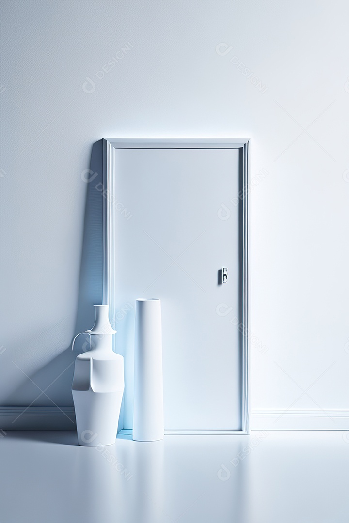 Parede branca fundo hiperrealismo foto