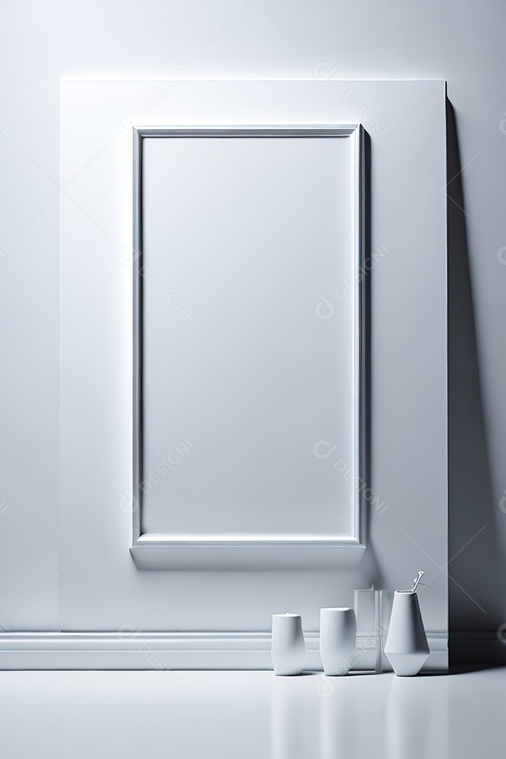 Parede branca fundo hiperrealismo foto