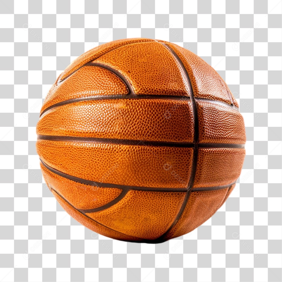 Objeto 3D Bola Basquete PNG Transparente