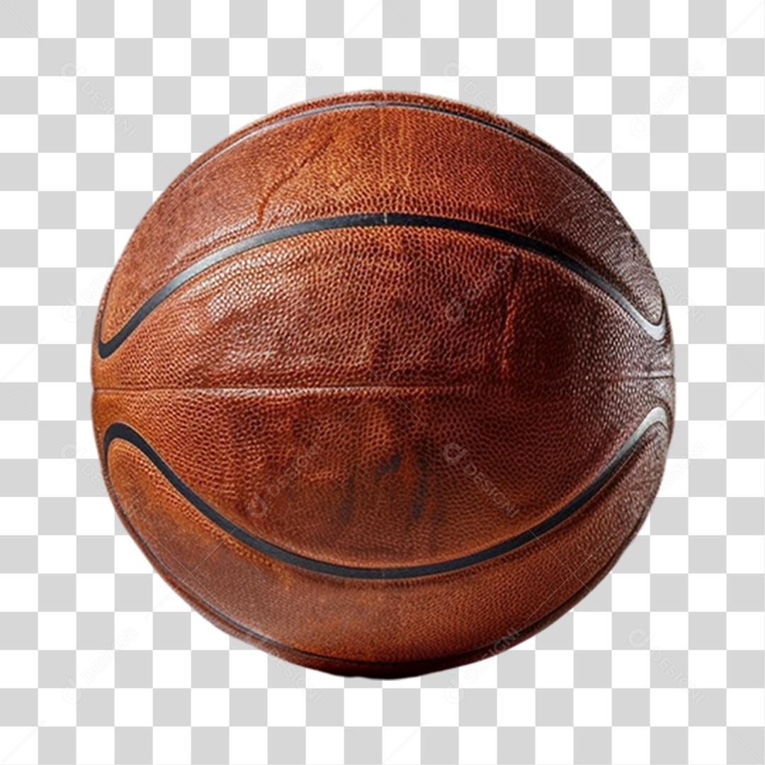 Objeto 3D Bola Basquete PNG Transparente