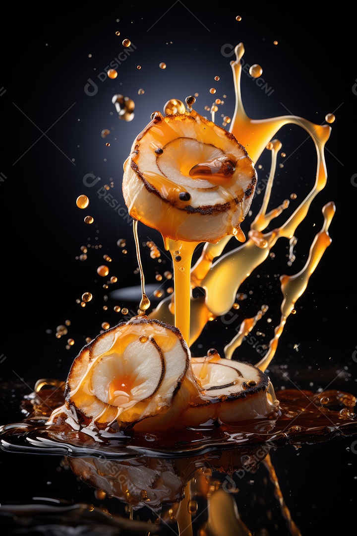 Nesta imagem encantadora para um livro gastronômico as mãos talentosas de chefs geradas por IA