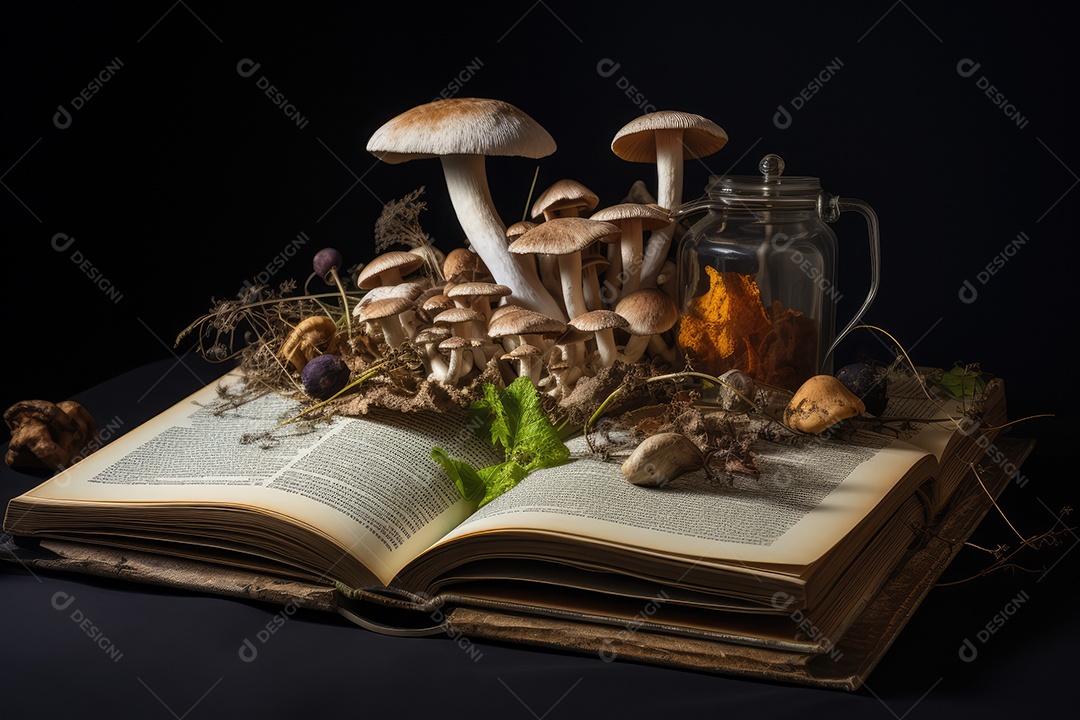 Nesta imagem encantadora para um livro gastronômico as mãos talentosas de chefs geradas por IA