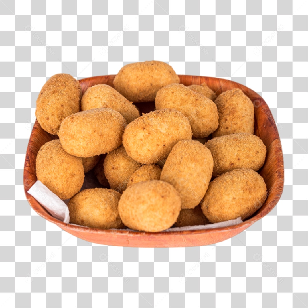 Bandeja de Salgados Fritos PNG Transparente