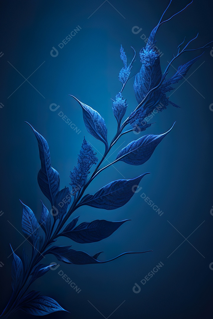 Fundo azul primavera ou outono