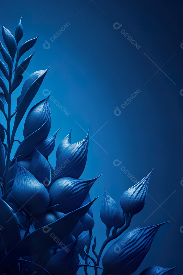 Fundo azul primavera ou outono