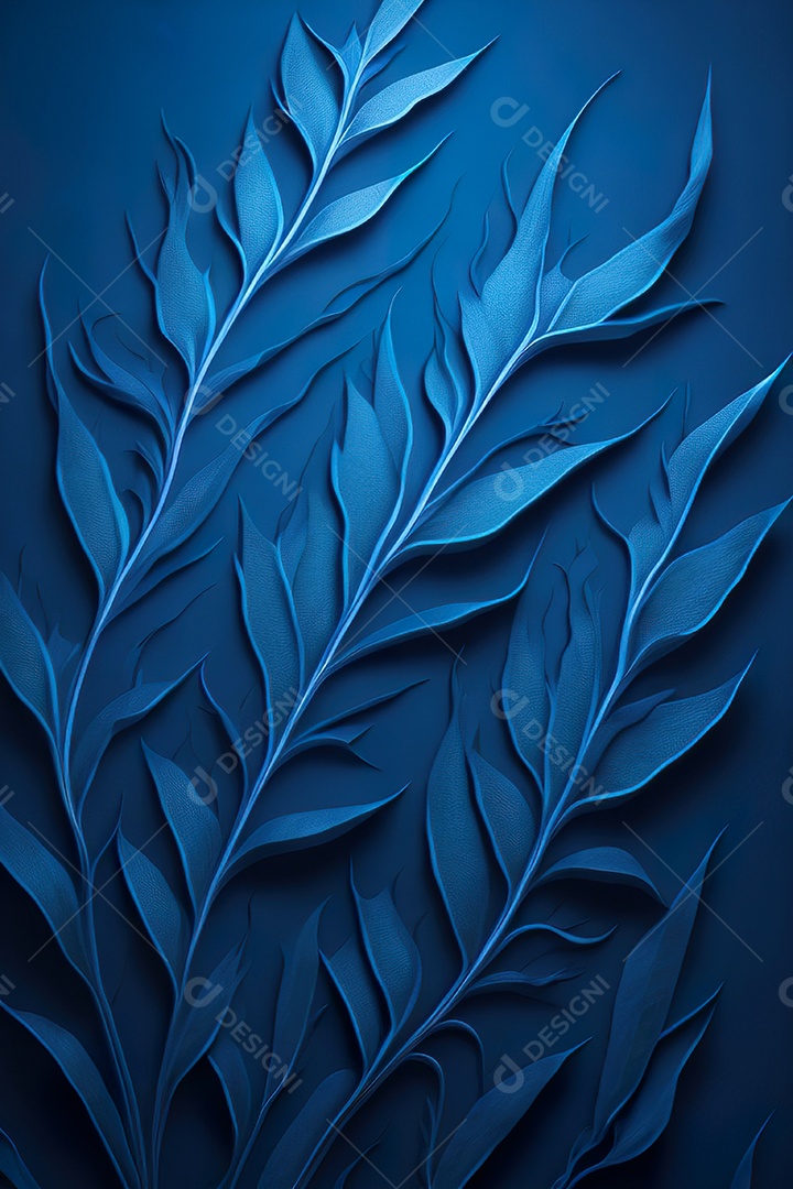 Fundo azul primavera ou outono