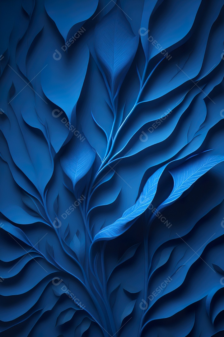 Fundo azul primavera ou outono