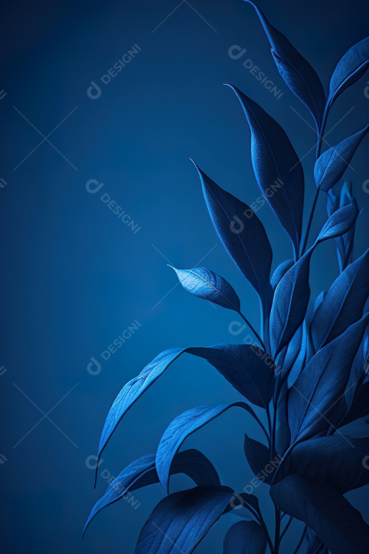 Fundo azul primavera ou outono