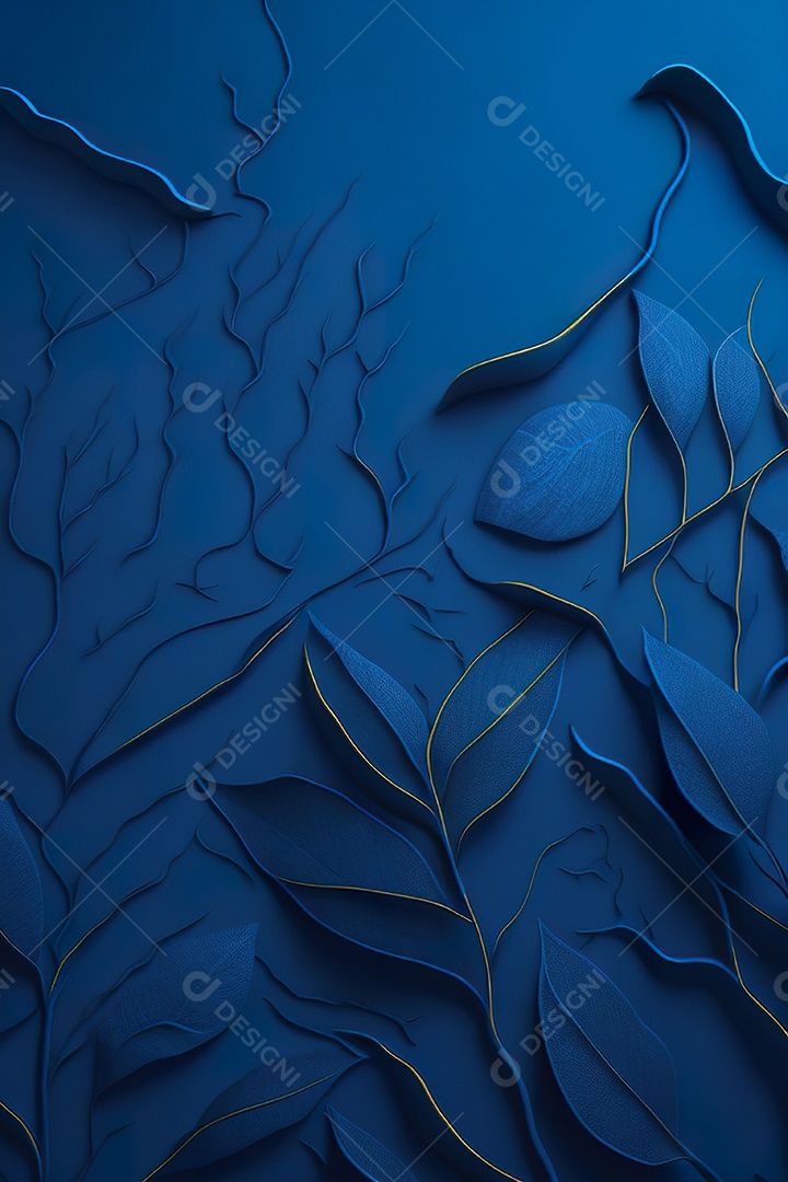 Fundo azul primavera ou outono