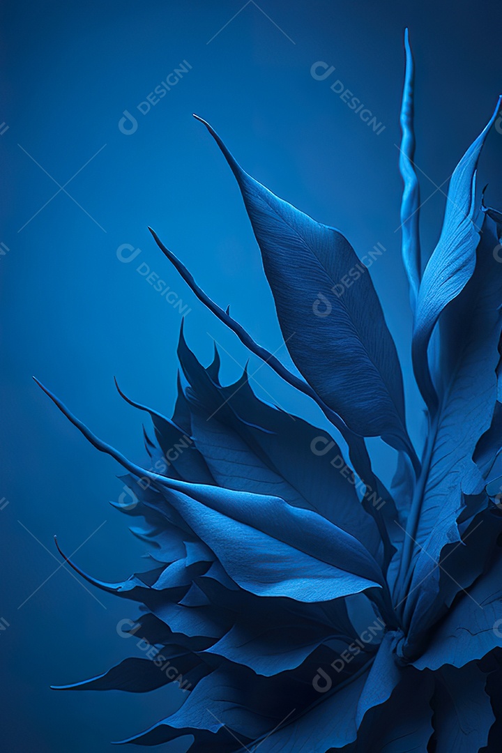 Fundo azul primavera ou outono