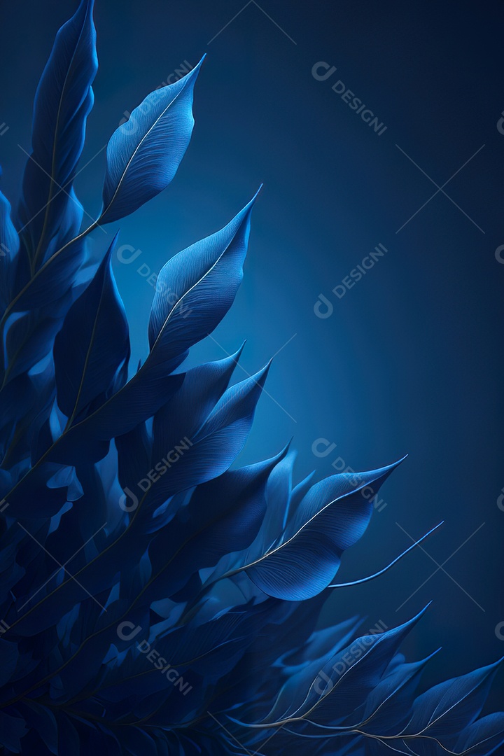 Fundo azul primavera ou outono