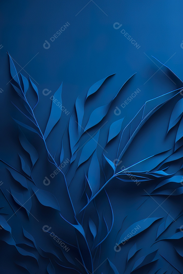 Fundo azul primavera ou outono