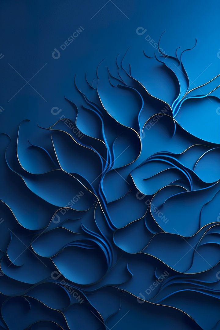 Fundo azul primavera ou outono