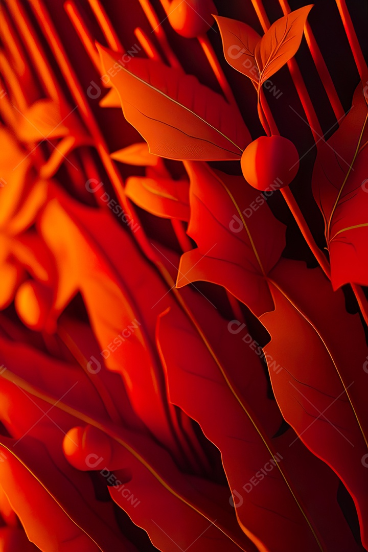 Fundo laranja primavera