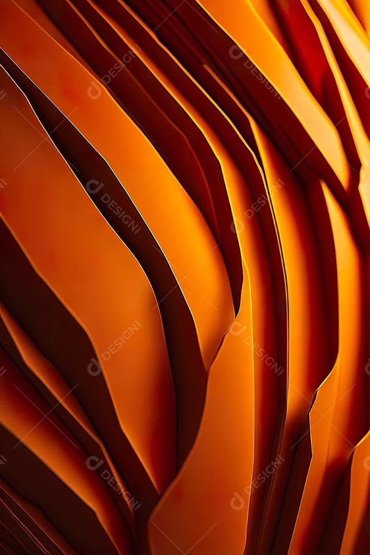 Fundo laranja primavera