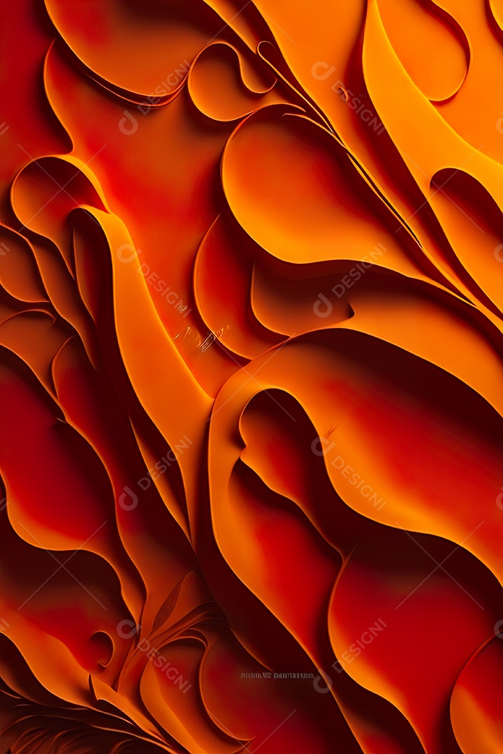 Fundo laranja primavera