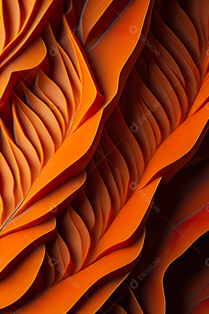 Fundo laranja primavera