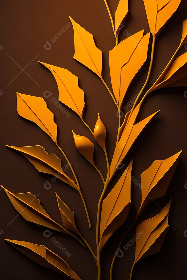 Fundo laranja primavera